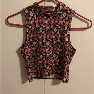Floral crop top